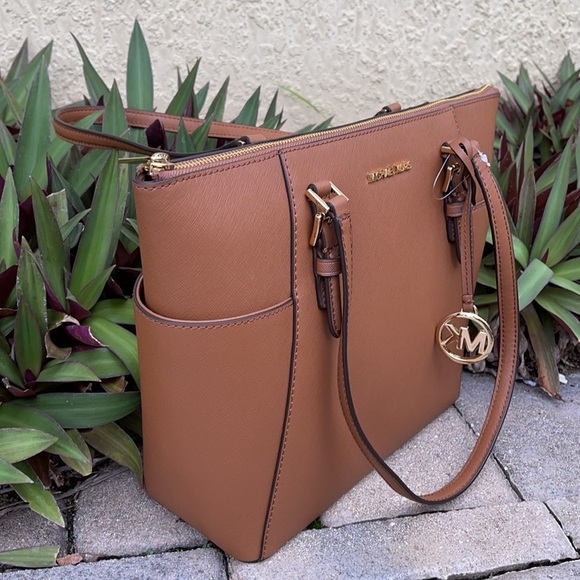 Michael Kors Large Charlotte Top Zip Tote Leather - Picture 6 of 16